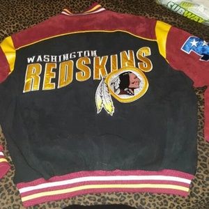 Washington Redskins Leather Jacket X-Large